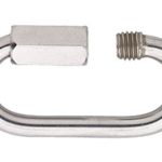 Noodschalm met schroef 10 mm rvs AISI 316