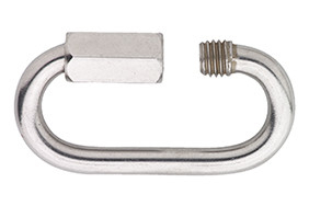 Noodschalm met schroef 12 mm rvs AISI 316