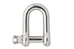 D-sluiting 05 mm rvs AISI 316