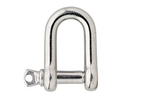 D-sluiting 08 mm rvs AISI 316