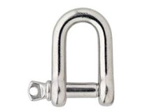 D-sluiting 10 mm rvs AISI 316