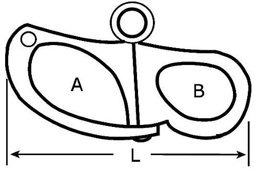 Snapsluiting 66 mm rvs AISI 316 - Afbeelding 2