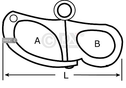 Snapsluiting 96 mm rvs AISI 316 - Afbeelding 2