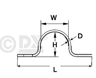 Beugelstrip 06 mm rvs AISI 316 - Afbeelding 2