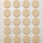 Zelfklevend Vilt Wit Ø 28 mm