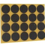 Zelfklevend Vilt Bruin Ø 28 mm