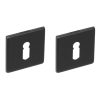 Intersteel sleutelrozetten verdekt 50x50x5mm structuur zwart
