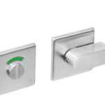 Intersteel wc-sluiting 8mm vierkant plat verdekt rvs Geborsteld