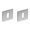 Intersteel sleutelrozetten verdekt 50x50x5mm rvs