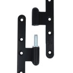 Zware paumellescharnier 140 x 80 mm rechts