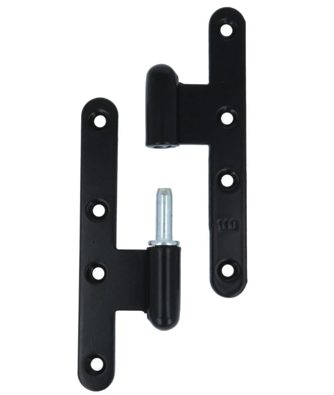 Zware paumellescharnier 140 x 80 mm rechts