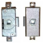 Draaistangslot 707.8 Zamak 15 mm Vernikkeld