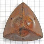 Kisthoek IJzer Geroest 55 x 55 mm