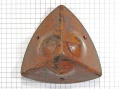 Kisthoek IJzer Geroest 55 x 55 mm