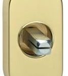 Intersteel Raamkruk basisplaat hals Ø18mm messing gelakt