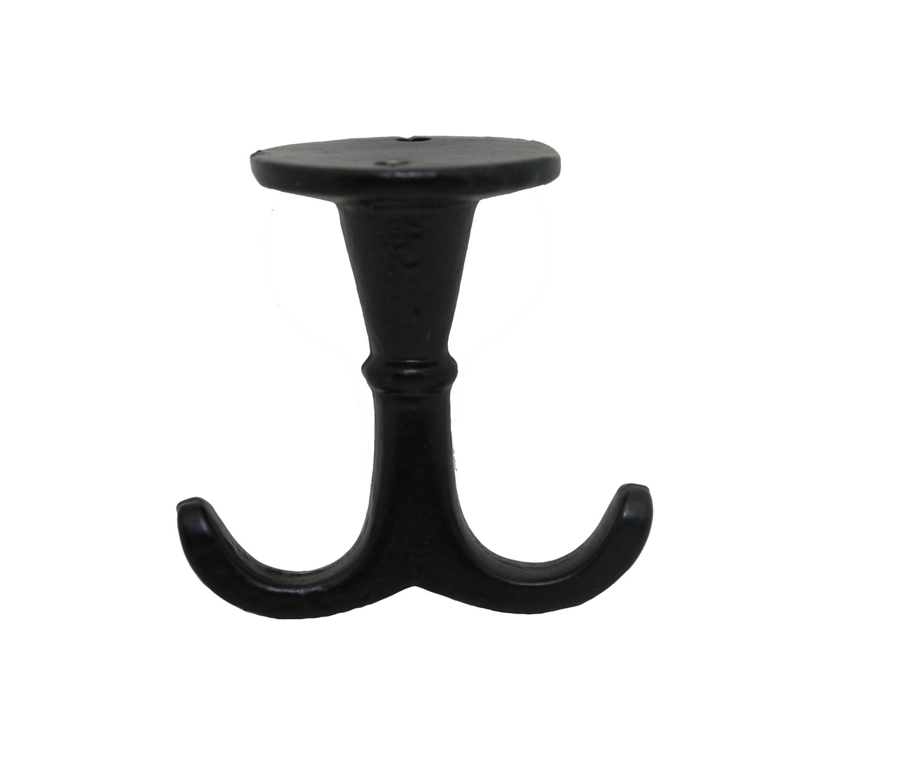 Kapstokhaak onderbouw zwart