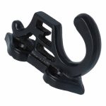 Kapstokhaakje bewerkt zwart