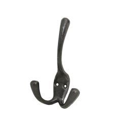 Kapstokhaak dubbel ijzer