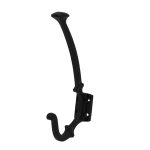 Kapstokhaak ijzer zwart