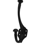 Kapstokhaak ijzer zwart