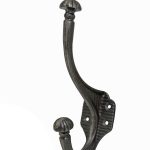 Kapstokhaak ijzer met knop