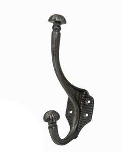 Kapstokhaak ijzer met knop