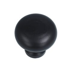 Knop rond 40 mm zwart