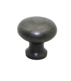 Knop rond IJzer Grijs 40 mm