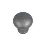Knop rond IJzer Grijs 27 mm