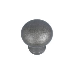 Knop rond IJzer Grijs 27 mm