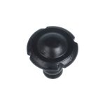 Knop motief ijzer zwart 28 mm