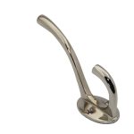 Kapstokhaak nikkel glans