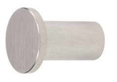 Kapstokhaak rvs Rond Plat 49 mm