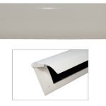 Binnenbriefplaat Luxe Aluminium Wit