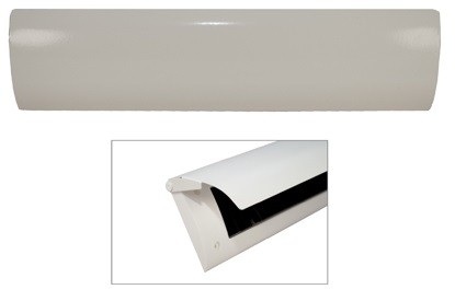 Binnenbriefplaat Luxe Aluminium Wit