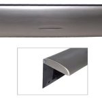 Binnenbriefplaat Luxe rvs dichte zijkant