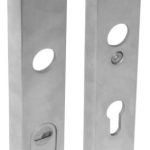 Intersteel Veiligheidsschilden PC72 met kerntrek beveiliging kruk/kruk SKG3 rvs