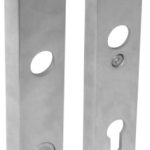 Intersteel Veiligheidsschilden PC92 met kerntrek beveiliging kruk/kruk SKG3 rvs