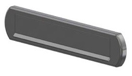 Briefplaat aluminium Clima Comfort Afgerond S2 - Afbeelding 2