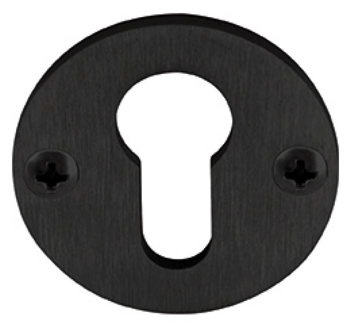 Cilinderplaatje PIET BOON PBY50NM mat zwart