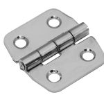 Klepscharnier rvs gepolijst Vaste Pen 40x42 mm