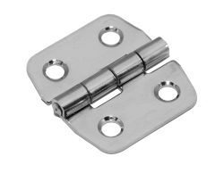 Klepscharnier rvs gepolijst Vaste Pen 40x42 mm