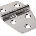 Klepscharnier rvs gepolijst Vaste Pen 40x55 mm