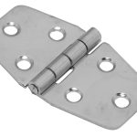 Klepscharnier rvs gepolijst Vaste Pen 40x70 mm