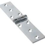 Klepscharnier blank verzinkt 22x60 mm