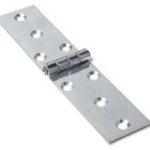 Klepscharnier blank verzinkt 26x120 mm
