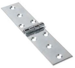 Klepscharnier blank verzinkt 30x140 mm