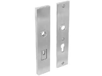 Intersteel Veiligheidsschilden PC72 met kerntrek beveiliging kruk/kruk SKG3 rvs Rechthoekig