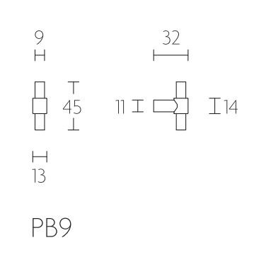 Meubelknop PIET BOON 45 mm mat zwart - Afbeelding 2