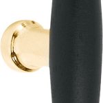 Meubelknop Timeless 1932M messing Ongelakt/ebbenhout